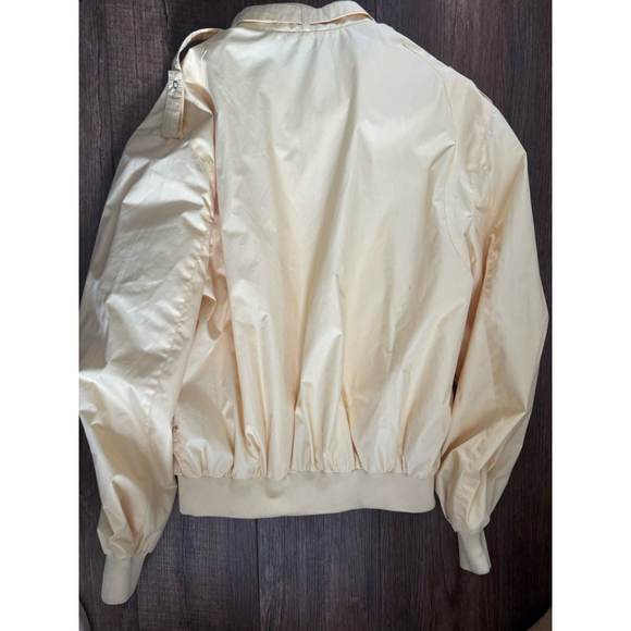 Vintage Members Only Yellow Racer Jacket Adults Size 42 Zip Up - Picture 6 of 10